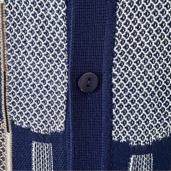 Men’s Cool Retro Tony Soprano 3X Button Down Shirt- Navy - Picture 2 of 7